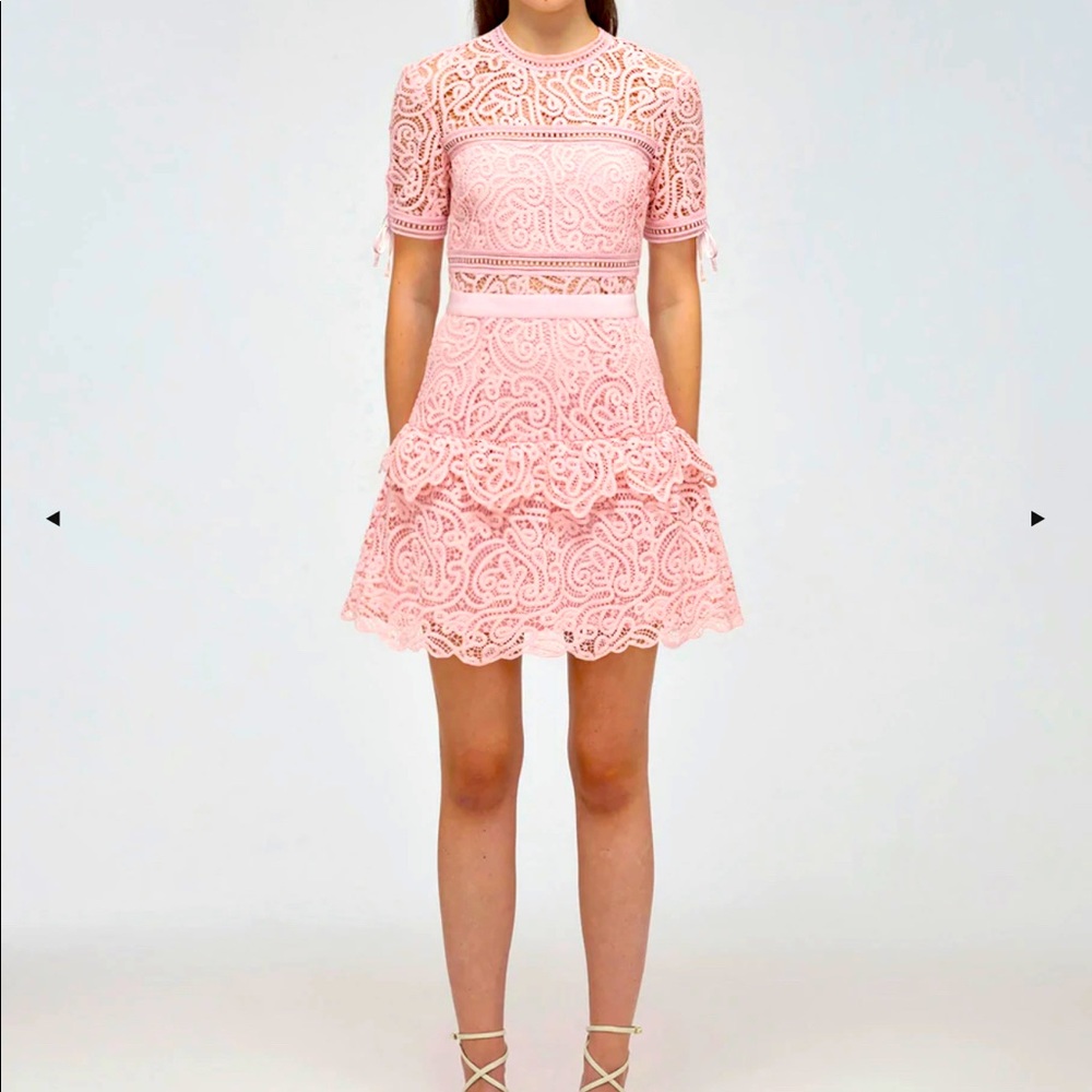 Self-Portrait guipure mini dress! NWT! ❤️